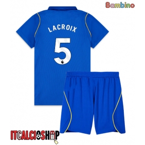 Chelsea Maxence Lacroix #5 Prima Maglia Bambino 2026-27 Manica Corta (+ Pantaloni corti)